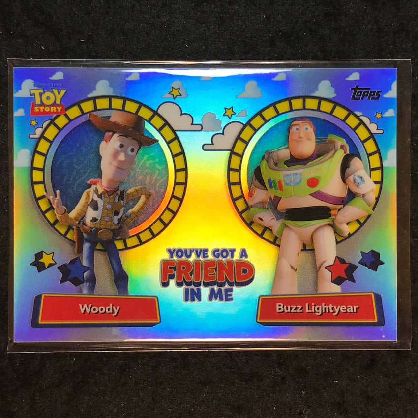 2025 Topps Toy Story WOODY BUZZ LIGHTYEAR You've Got A Friend In Me #YGF-1