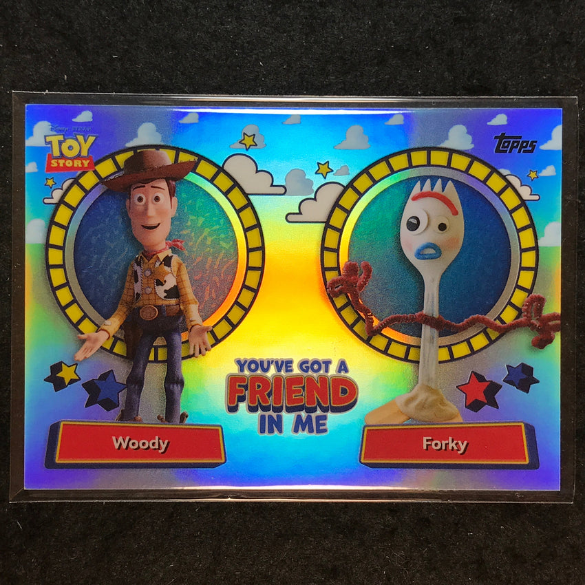 2025 Topps Toy Story WOODY FORKY You've Got A Friend In Me #YGF-12