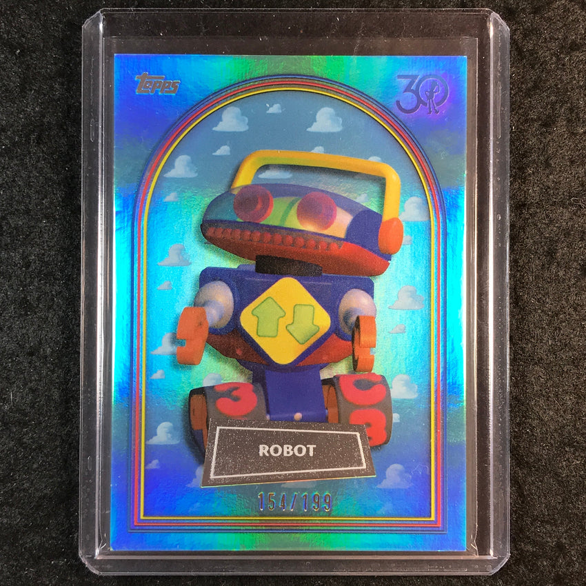 2025 Topps Toy Story ROBOT Aqua Foil 154/199 #2