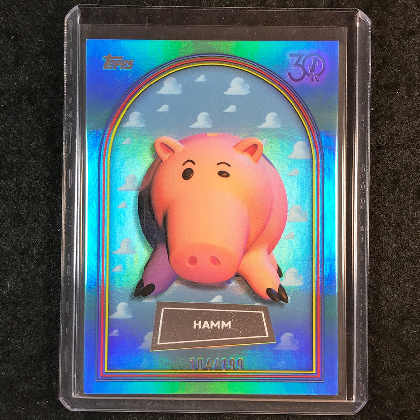 2025 Topps Toy Story HAMM Aqua Foil 104/199 #15