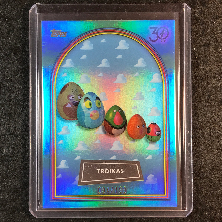 2025 Topps Toy Story TROIKAS Aqua Foil 94/199 #18