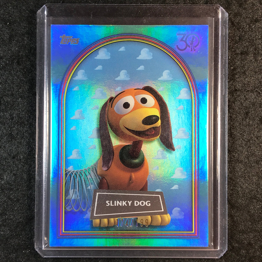 2025 Topps Toy Story SLINKY DOG Aqua Foil 174/199 #20