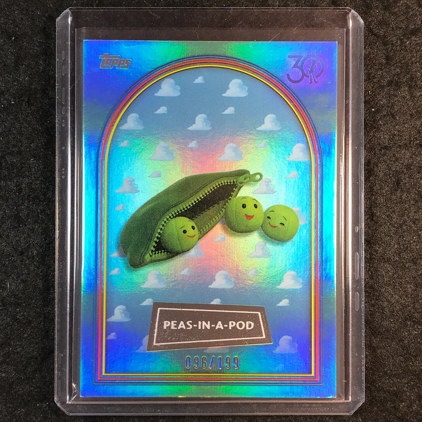 2025 Topps Toy Story PEAS-IN-A-POD Aqua Foil 96/199 #73