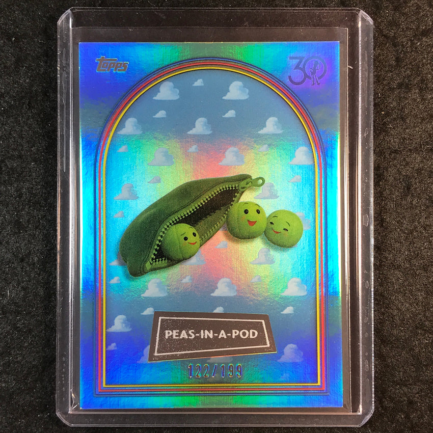 2025 Topps Toy Story PEAS-IN-A-POD Aqua Foil 122/199 #73