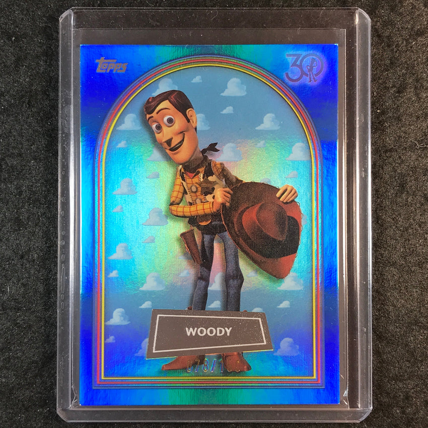 2025 Topps Toy Story WOODY Blue Foil 78/150 #1