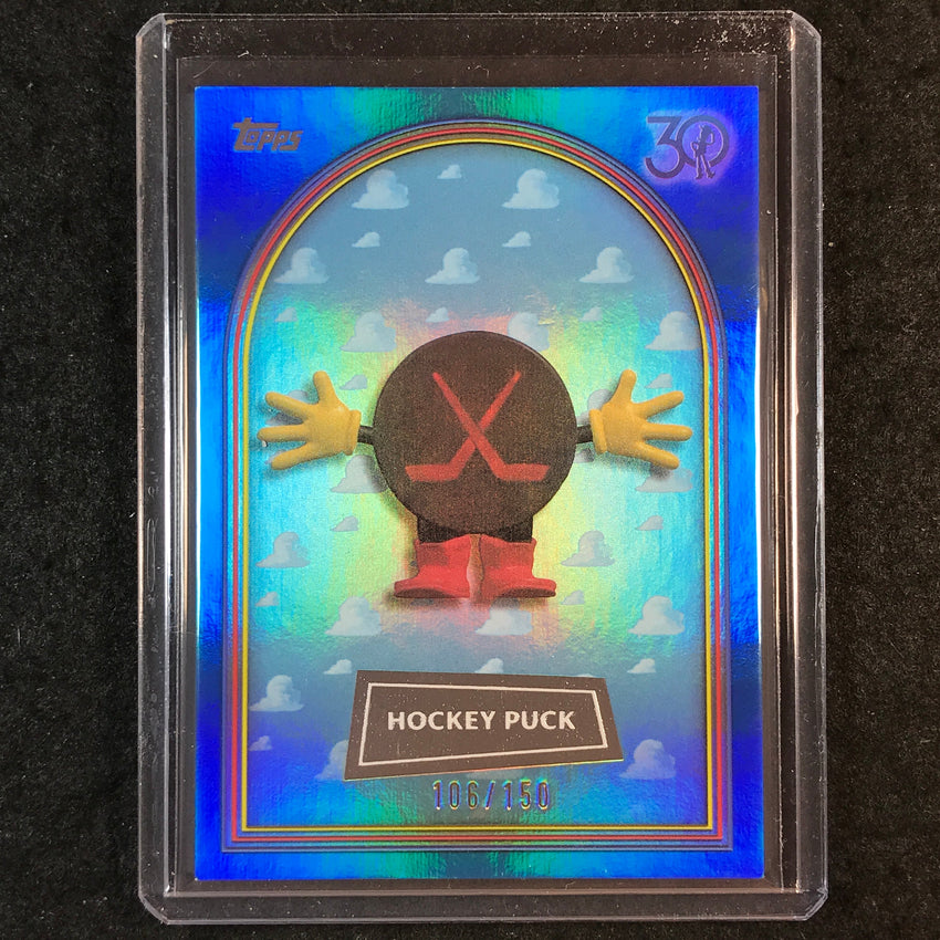 2025 Topps Toy Story HOCKEY PUCK Blue Foil 106/150 #11