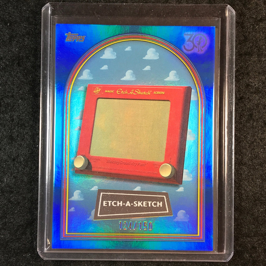 2025 Topps Toy Story ETCH-A-SKETCH Blue Foil 124/150 #13