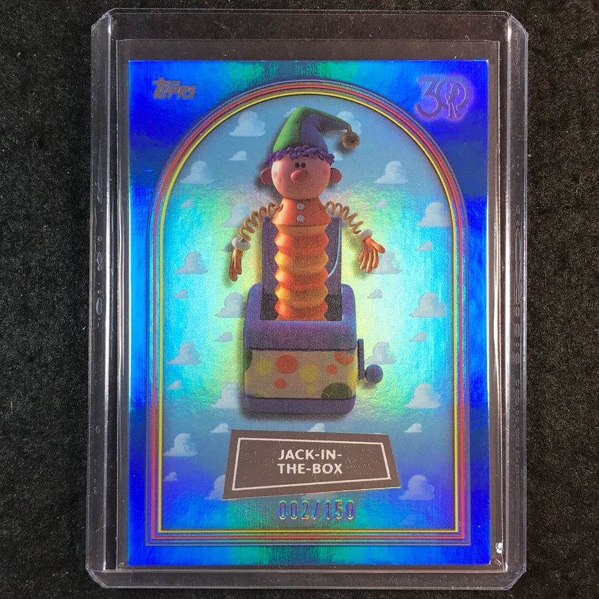 2025 Topps Toy Story JACK-IN-THE-BOX Blue Foil 2/150 #74