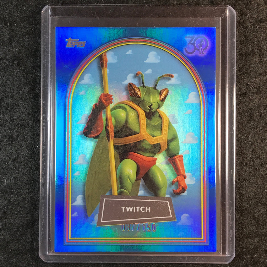2025 Topps Toy Story TWITCH Blue Foil 87/150 #80