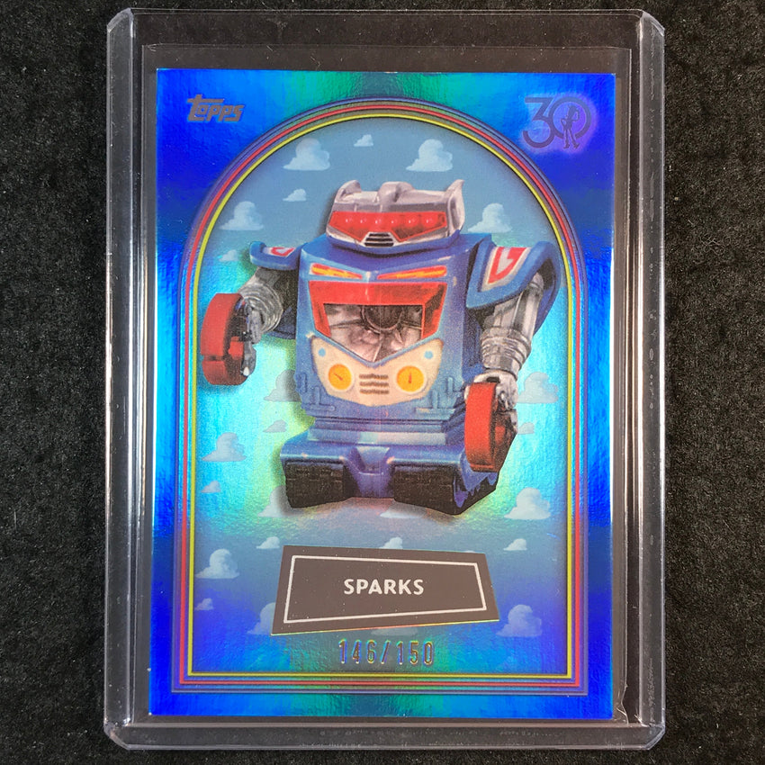 2025 Topps Toy Story SPARKS Blue Foil 146/150 #93