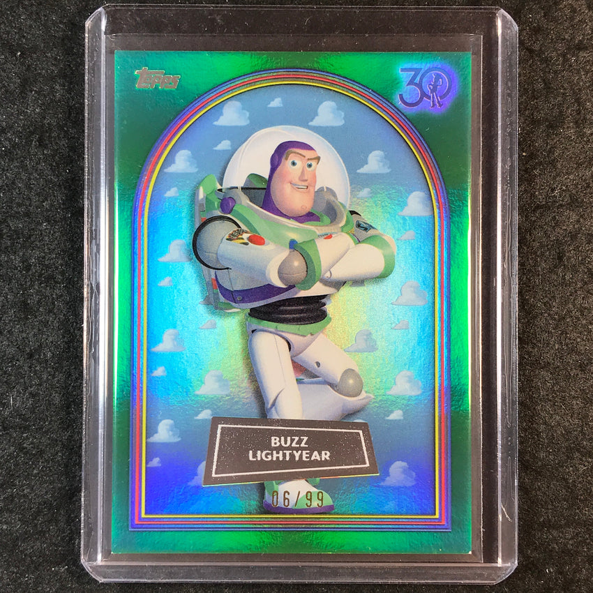 2025 Topps Toy Story BUZZ LIGHTYEAR Green Foil 6/99 #25