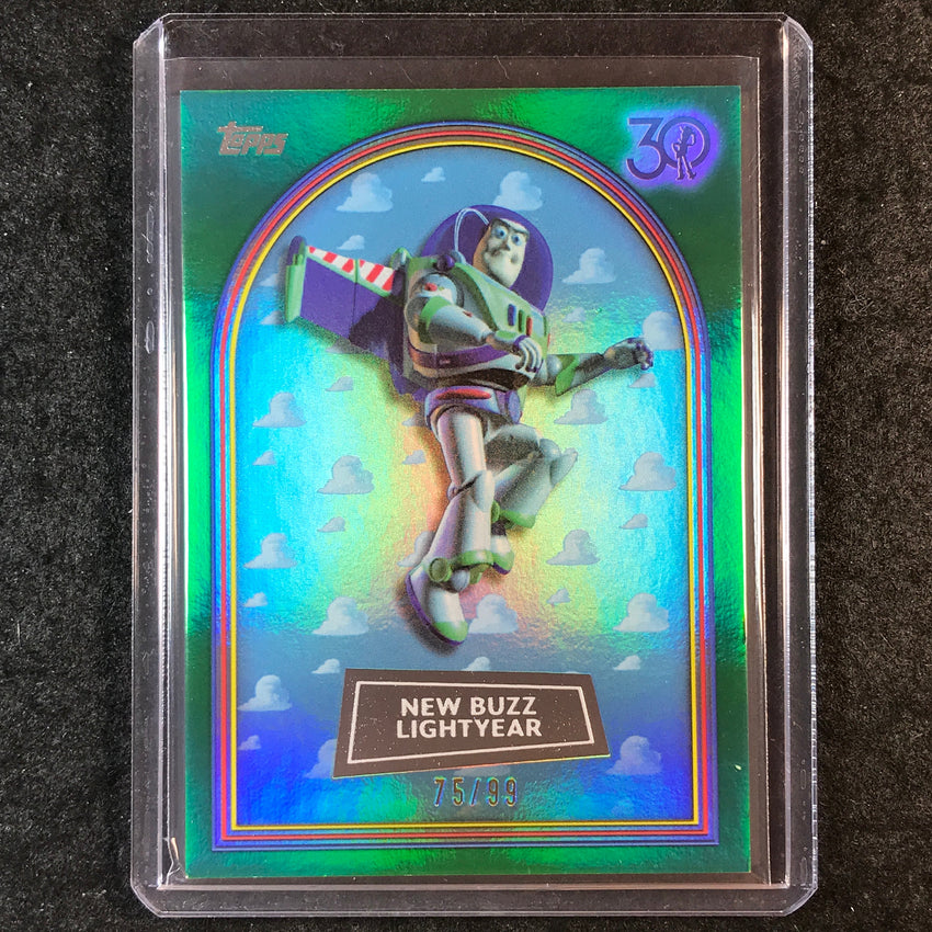 2025 Topps Toy Story NEW BUZZ LIGHTYEAR Green Foil 75/99 #62