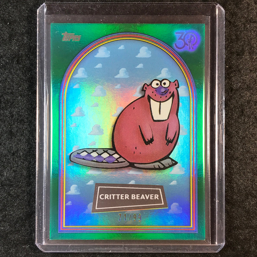2025 Topps Toy Story CRITTER BEAVER Green Foil 71/99 #63