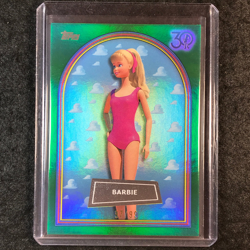 2025 Topps Toy Story BARBIE Green Foil 97/99 #66