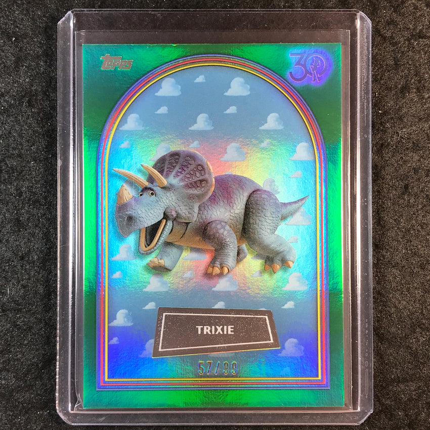 2025 Topps Toy Story TRIXIE Green Foil 57/99 #70