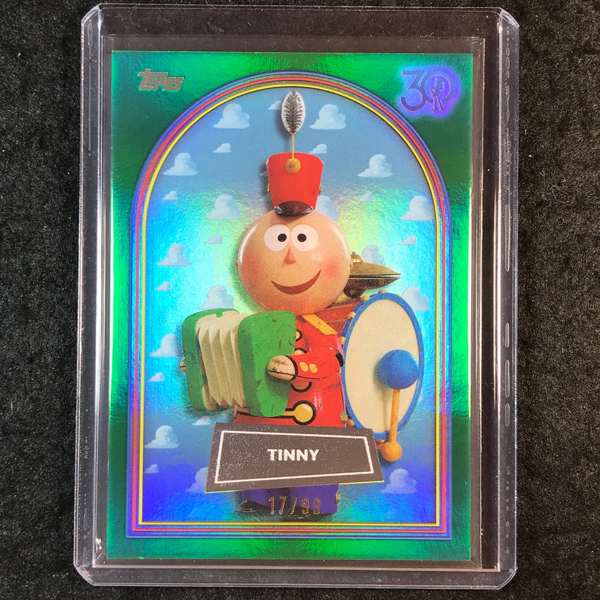 2025 Topps Toy Story TINNY Green Foil 17/99 #88