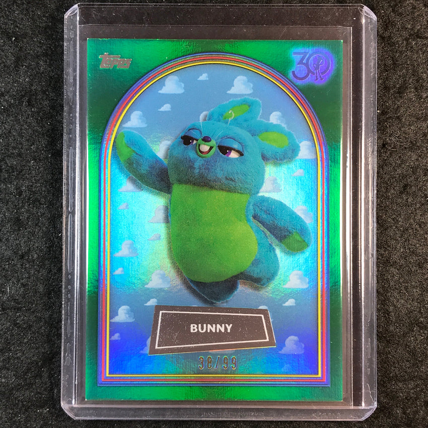 2025 Topps Toy Story BUNNY Green Foil 38/99 #98