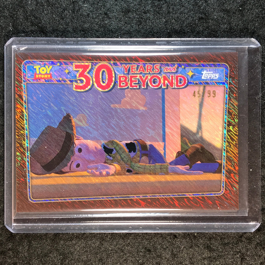 2025 Topps Toy Story CAST ASIDE 30 Years And Beyond Cowboy Hat Shimmer 45/99 #3