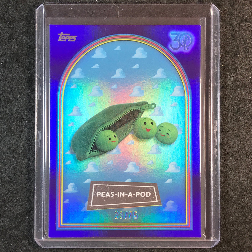 2025 Topps Toy Story PEAS-IN-A-POD Purple Foil 23/75 #73
