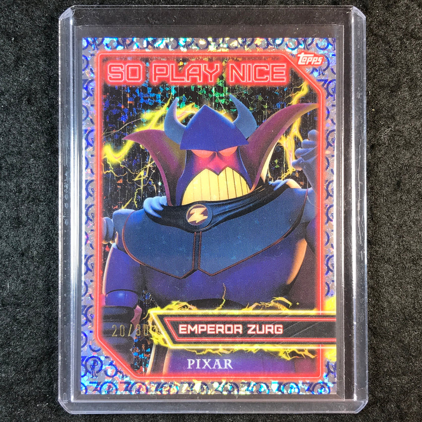 2025 Topps Toy Story EMPEROR ZURG So Play Nice 30th Anniversary Refractor 20/30