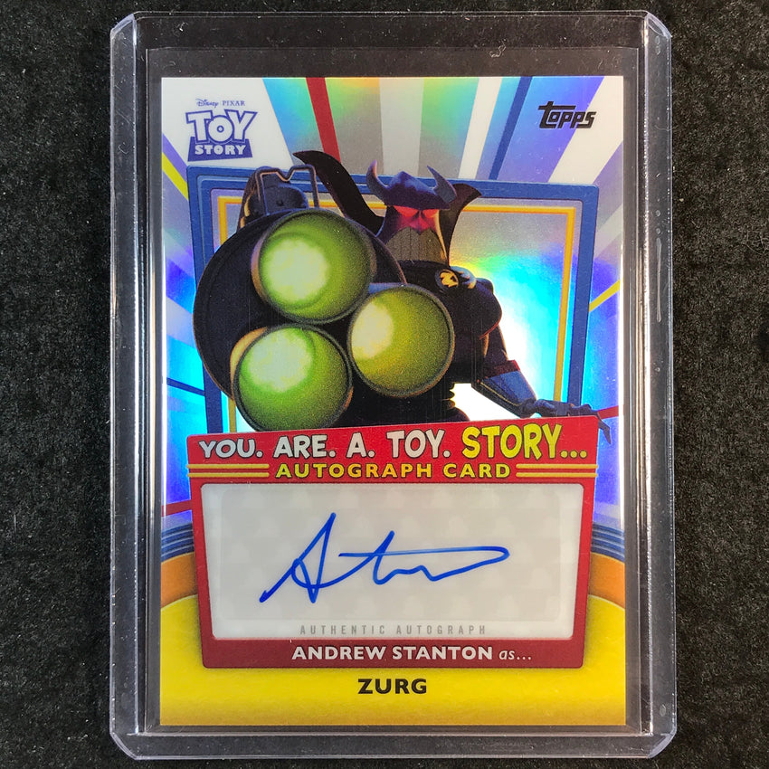 2025 Topps Toy Story ANDREW STANTON AS ZURG You Are A ToyStory Auto #YRT-AS