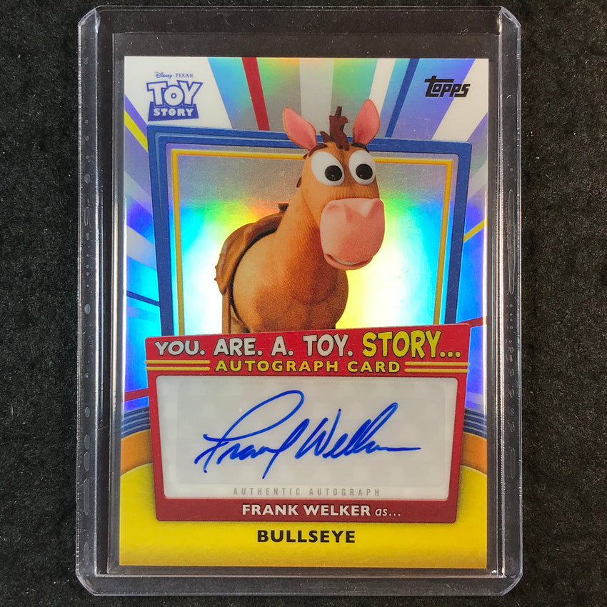 2025 Topps Toy Story FRANK WELKER AS BULLSEYE You Are A ToyStory Auto #YRT-FW