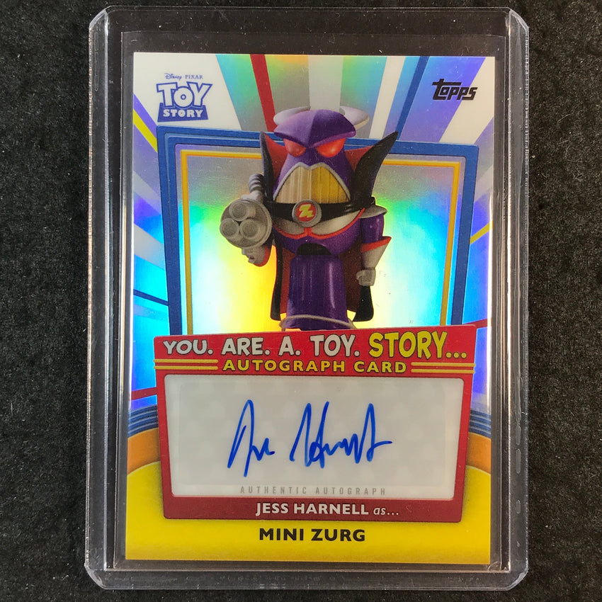 2025 Topps Toy Story JESS HARNELL AS MINI ZURG You Are A ToyStory Auto #YRT-JH