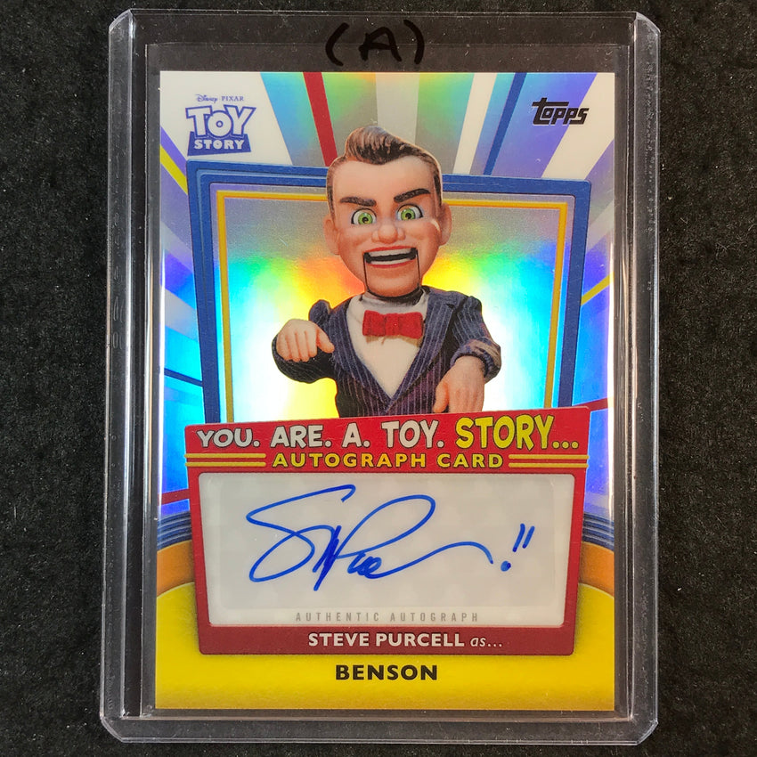 2025 Topps Toy Story STEVE PURCELL BENSON You Are A ToyStory Auto #YRT-SP (A)