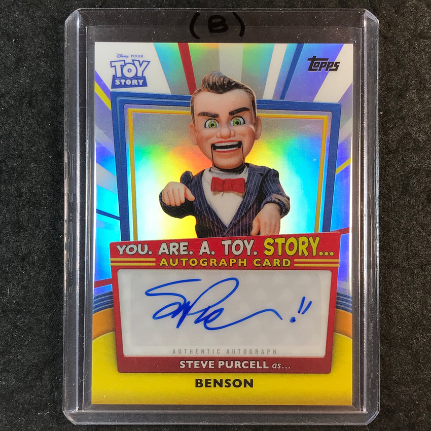 2025 Topps Toy Story STEVE PURCELL BENSON You Are A ToyStory Auto #YRT-SP (B)