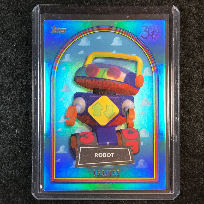 2025 Topps Toy Story ROBOT Aqua Foil 58/199 #2