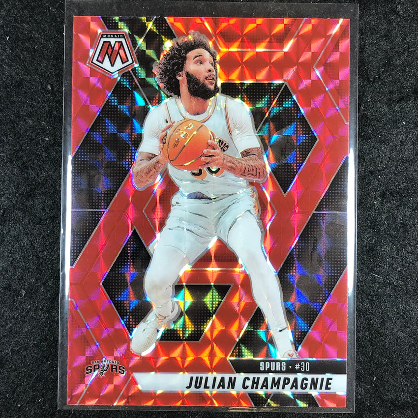 2024-25 Mosaic JULIAN CHAMPAGNIE Red Mosaic #109