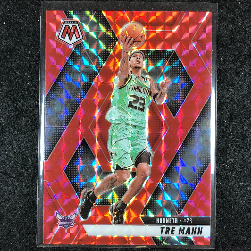 2024-25 Mosaic TRE MANN Red Mosaic #113