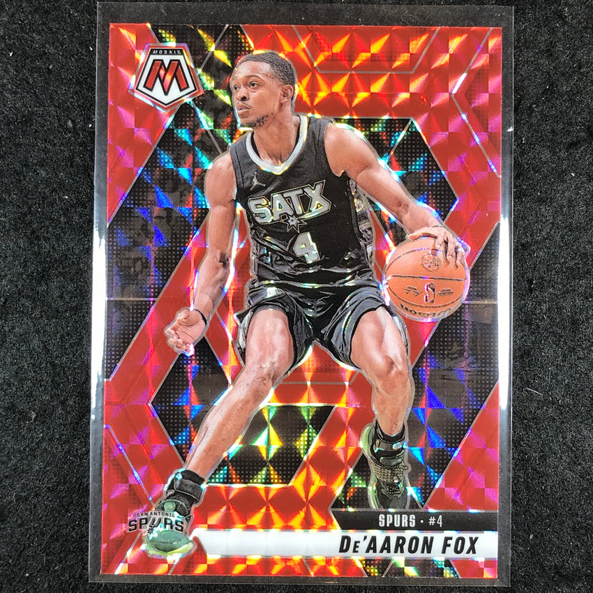 2024-25 Mosaic DE'AARON FOX Red Mosaic #124