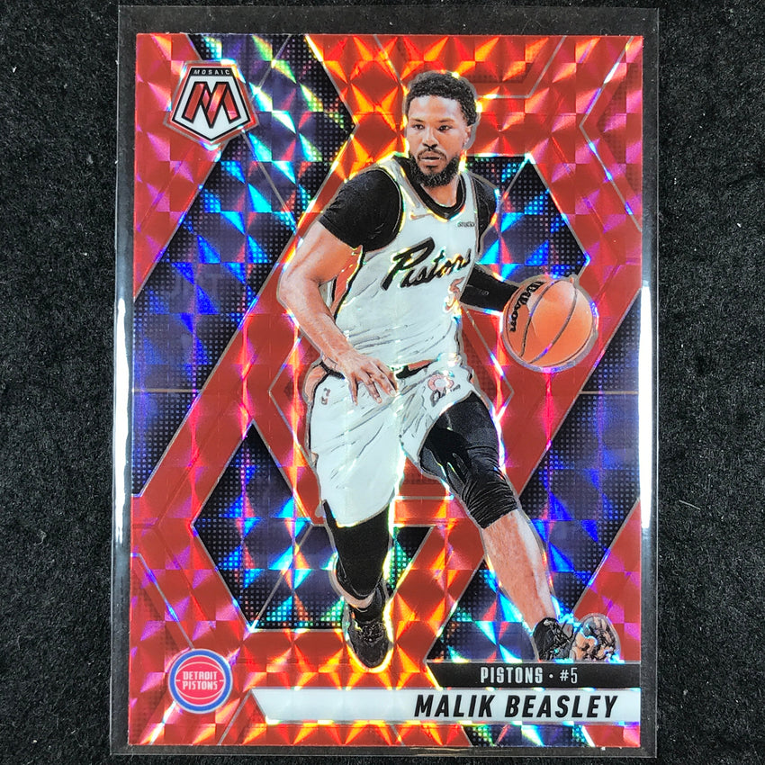 2024-25 Mosaic MALIK BEASLEY Red Mosaic #130
