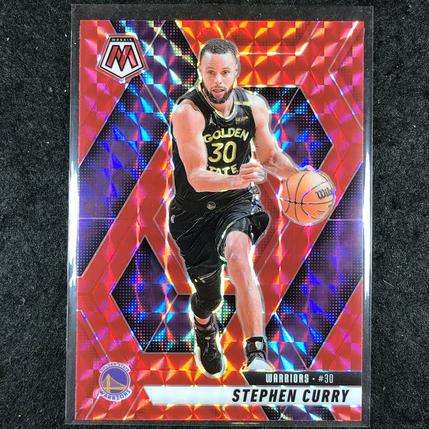 2024-25 Mosaic STEPHEN CURRY Red Mosaic #163