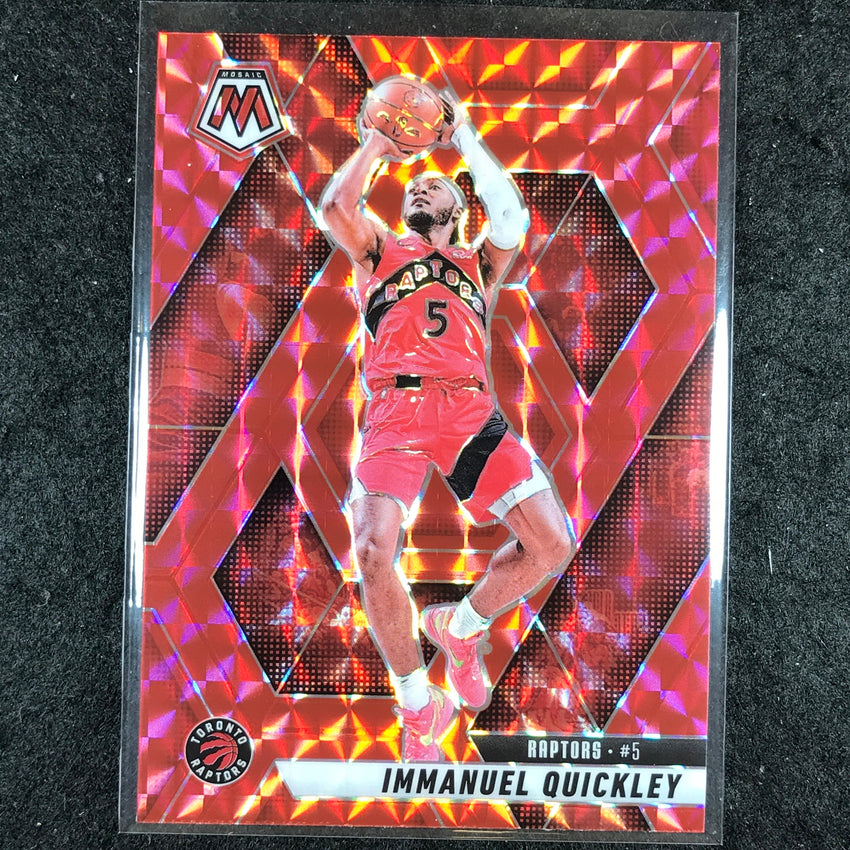2024-25 Mosaic IMMANUEL QUICKLEY Red Mosaic #185