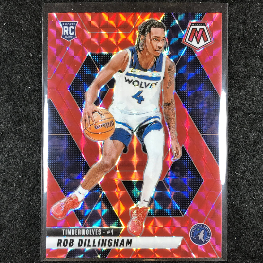 2024-25 Mosaic ROB DILLINGHAM Rookie Red Mosaic #218