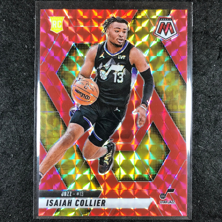 2024-25 Mosaic ISAIAH COLLIER Rookie Red Mosaic #222