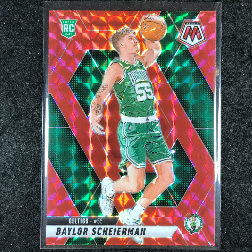 2024-25 Mosaic BAYLOR SCHEIERMAN Rookie Red Mosaic #245