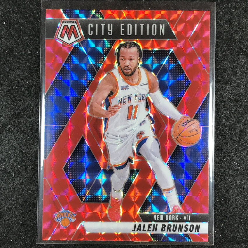 2024-25 Mosaic JALEN BRUNSON City Edition Red Mosaic #284
