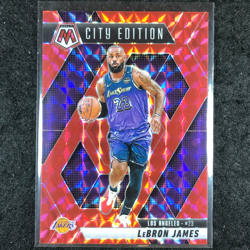 2024-25 Mosaic LEBRON JAMES City Edition Red Mosaic #286