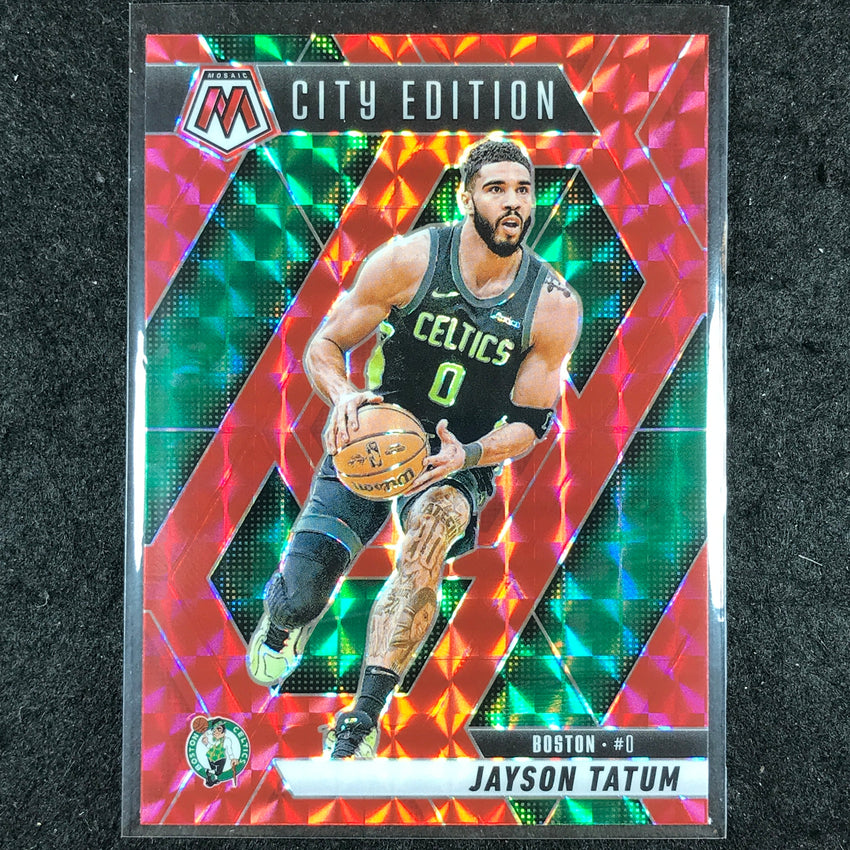 2024-25 Mosaic JAYSON TATUM City Edition Red Mosaic #287