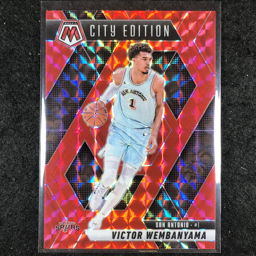 2024-25 Mosaic VICTOR WEMBANYAMA City Edition Red Mosaic #288
