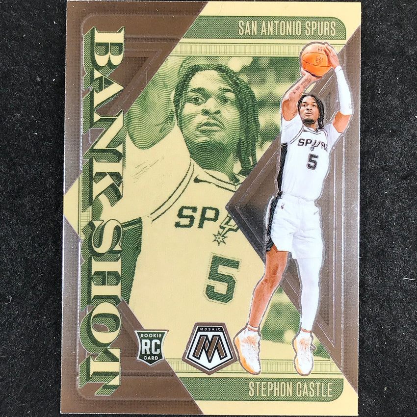 2024-25 Mosaic STEPHON CASTLE Bank Shot Rookie Base #4