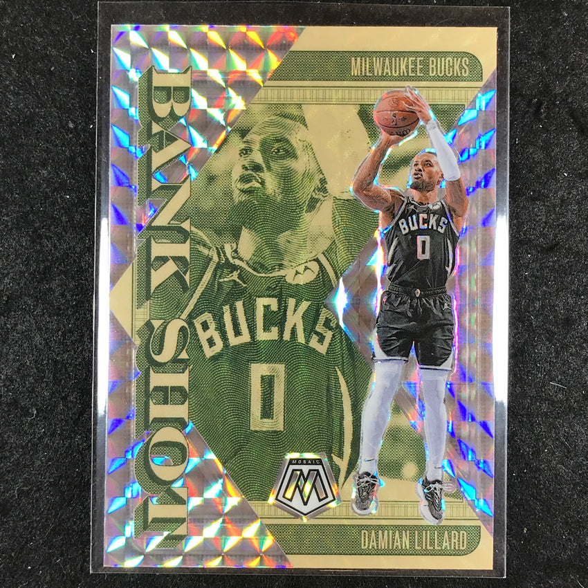 2024-25 Mosaic DAMIAN LILLARD Bank Shot Mosaic #9