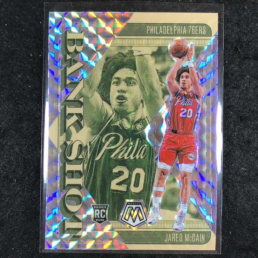 2024-25 Mosaic JARED MCCAIN Bank Shot Rookie Mosaic #15