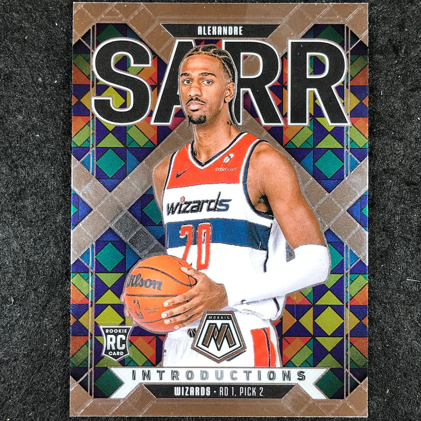 2024-25 Mosaic ALEXANDRE SARR Introductions Rookie Base #2