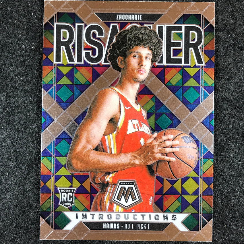 2024-25 Mosaic ZACCHARIE RISACHER Introductions Rookie Base #9