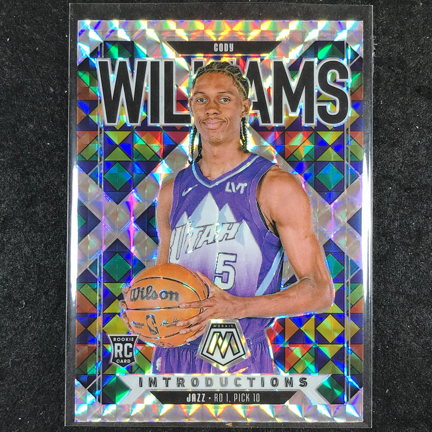 2024-25 Mosaic CODY WILLIAMS Introductions Rookie Mosaic #6