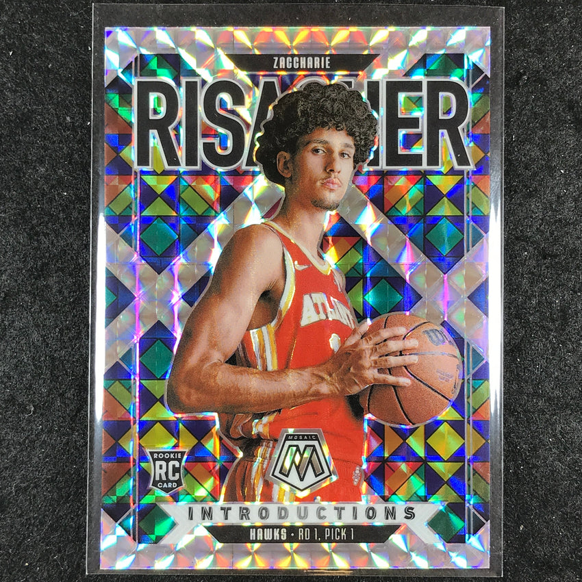 2024-25 Mosaic ZACCHARIE RISACHER Introductions Rookie Mosaic #9